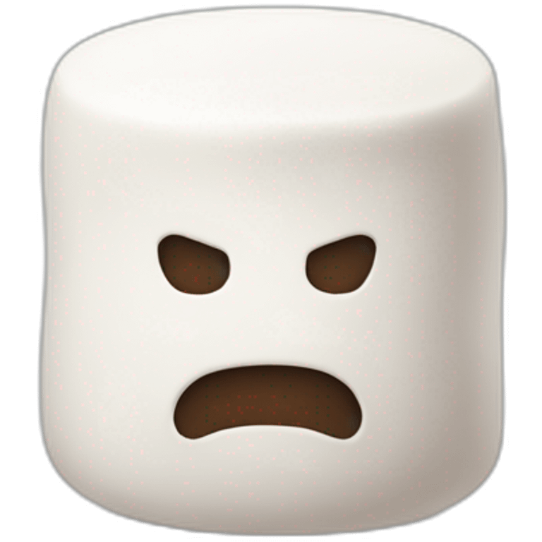 Marshmallow without face emoji