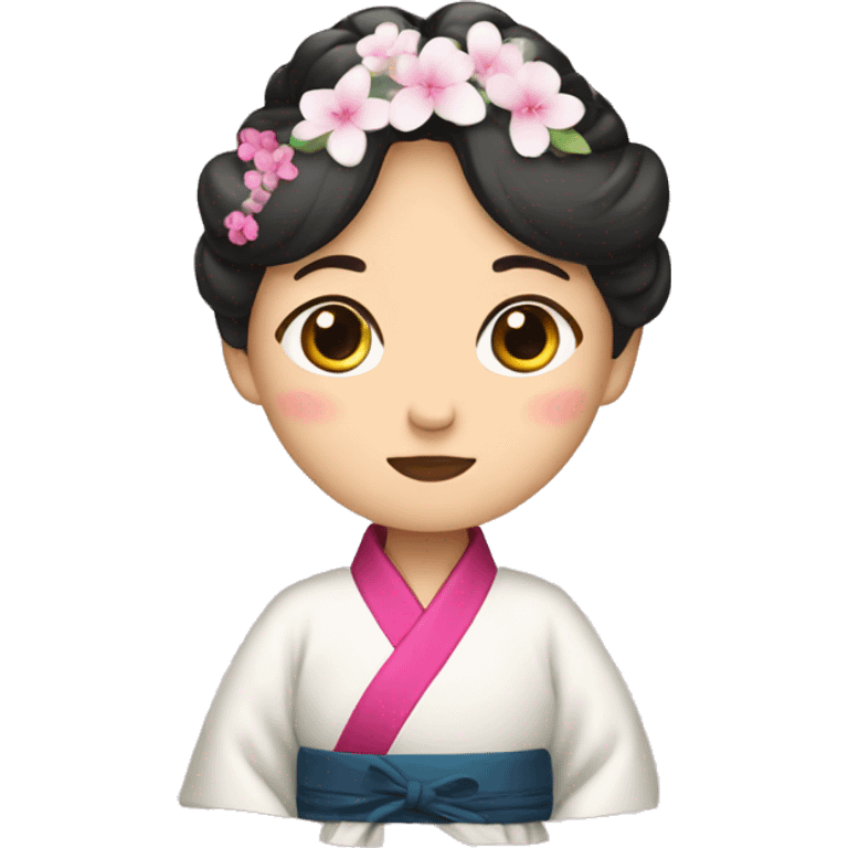 Korean in hanbok emoji