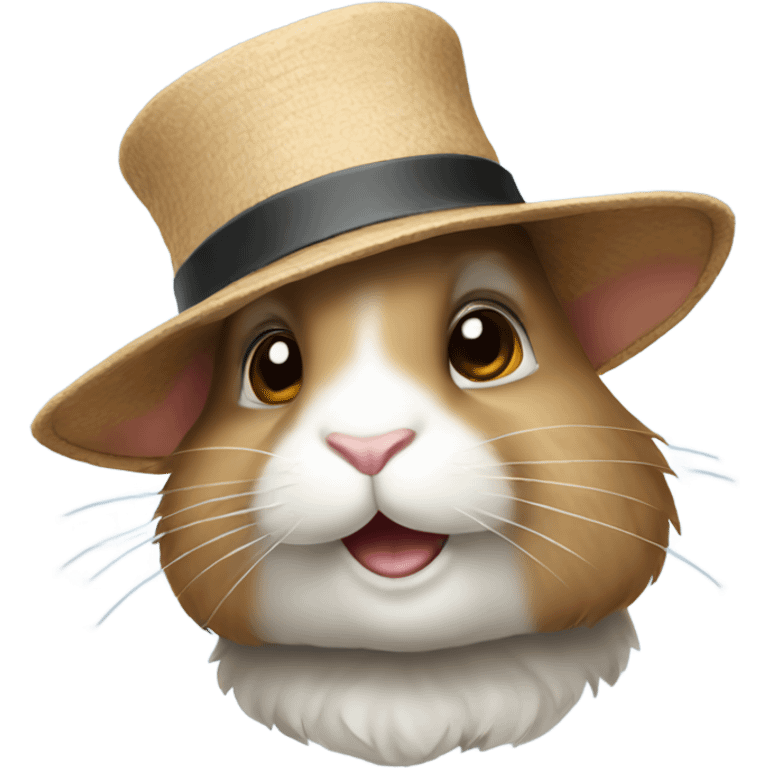 a rabbit in a hat emoji