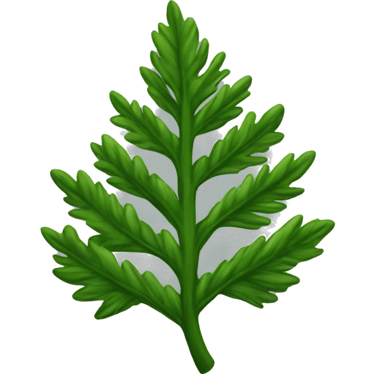 thuja leaf emoji