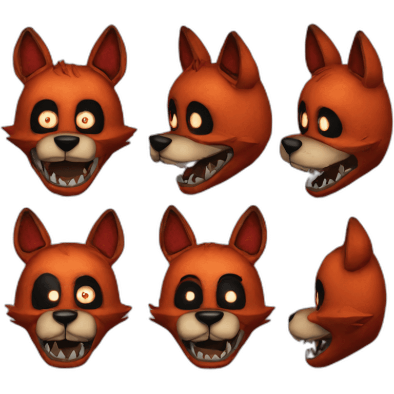 five night at freddy foxy emoji