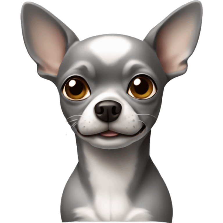 grey chihuahua dog emoji