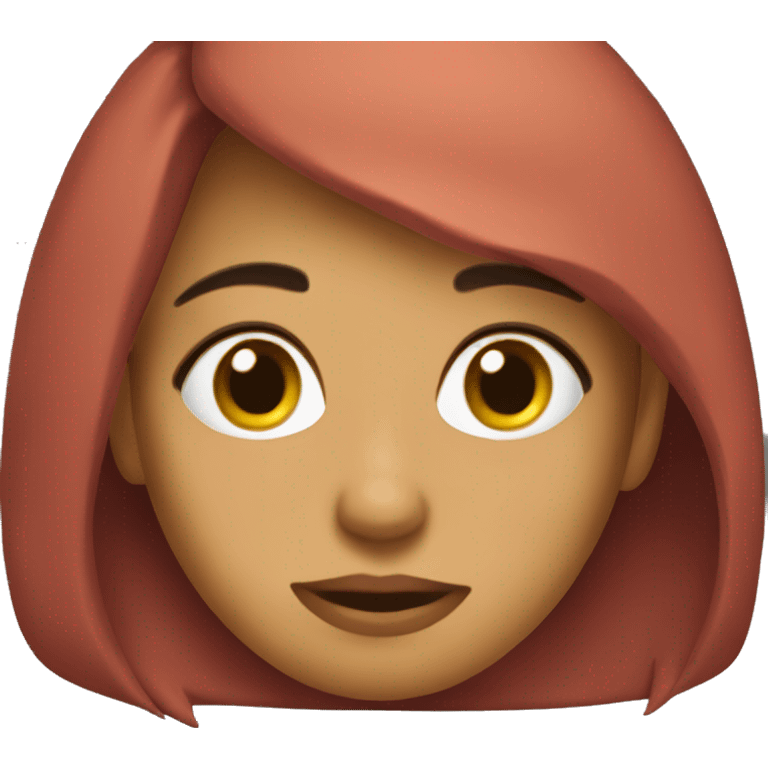 Chica acostada emoji