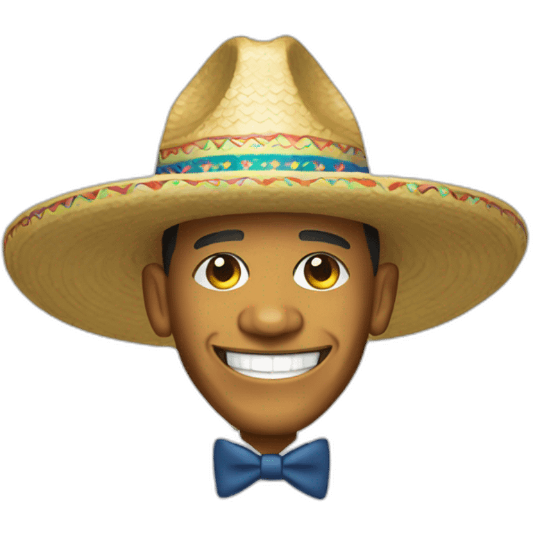 Barack Obama with sombrero emoji