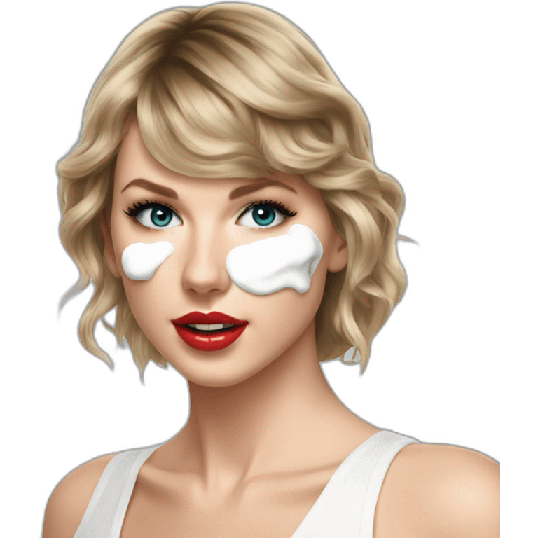 taylor-swift-milk-on-face emoji