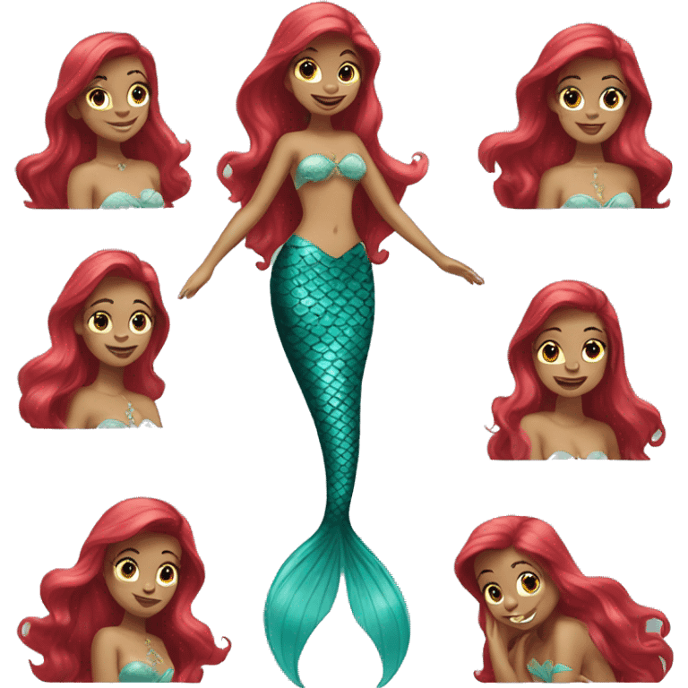 Ariel Mermaid  emoji