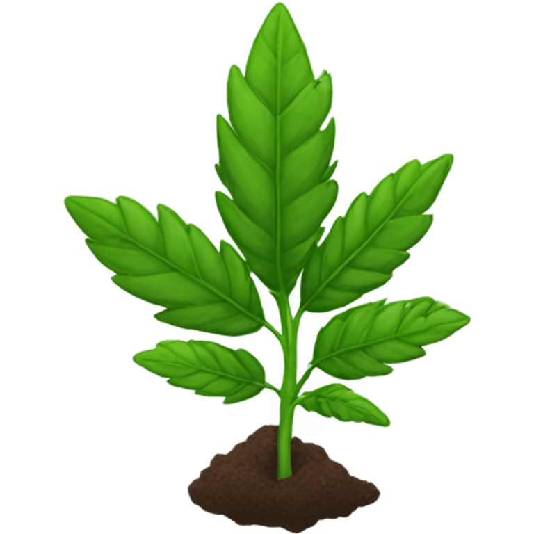 Weed plant emoji