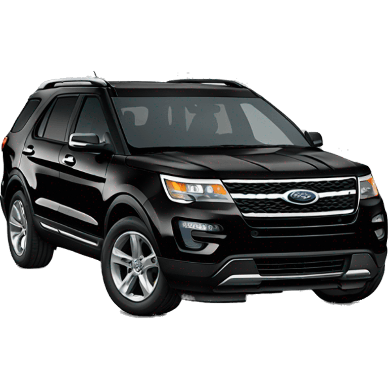 Black ford explorer emoji