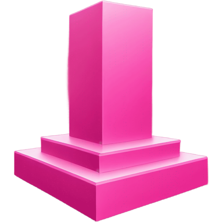 Pink sports podium  emoji