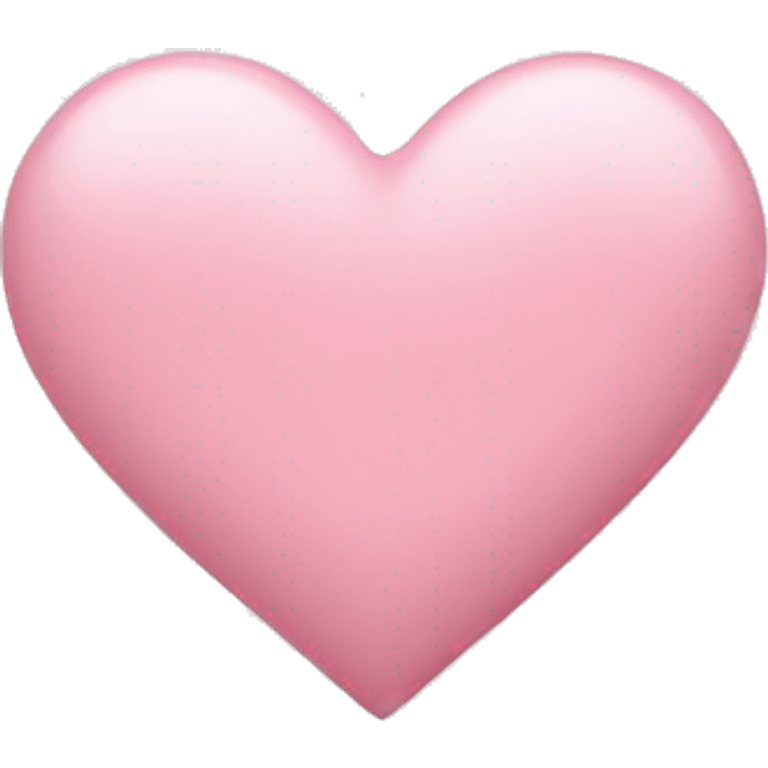 Light pink heart  emoji