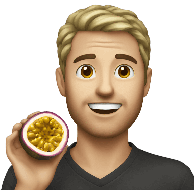 Passion fruit emoji