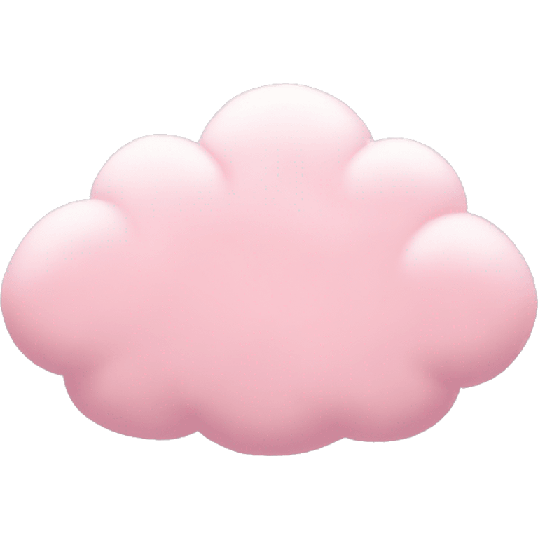 pastel pink cloud emoji