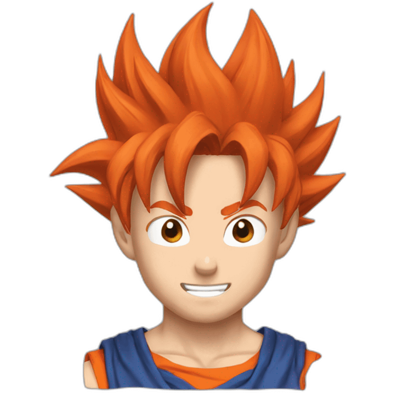 goku with red hair emoji