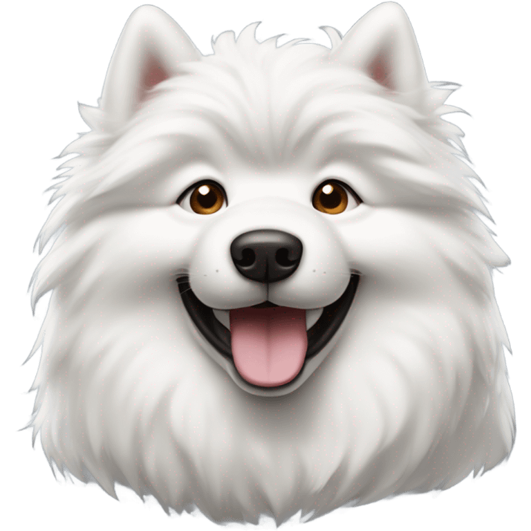 Samoyed dog emoji