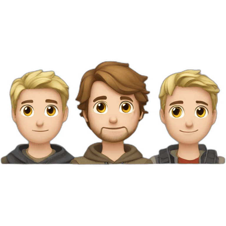 Florian, Bastien, Valentin emoji