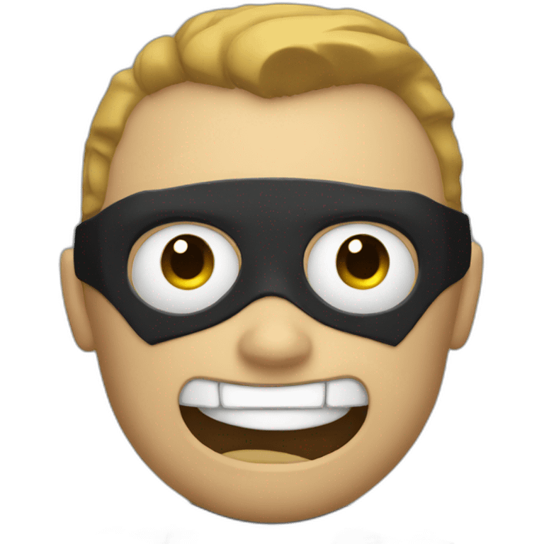 Batman with a bat emoji