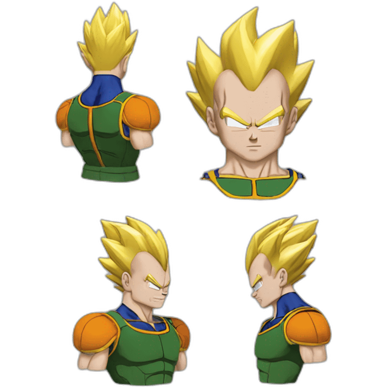 Vegeta from dragon ball z emoji