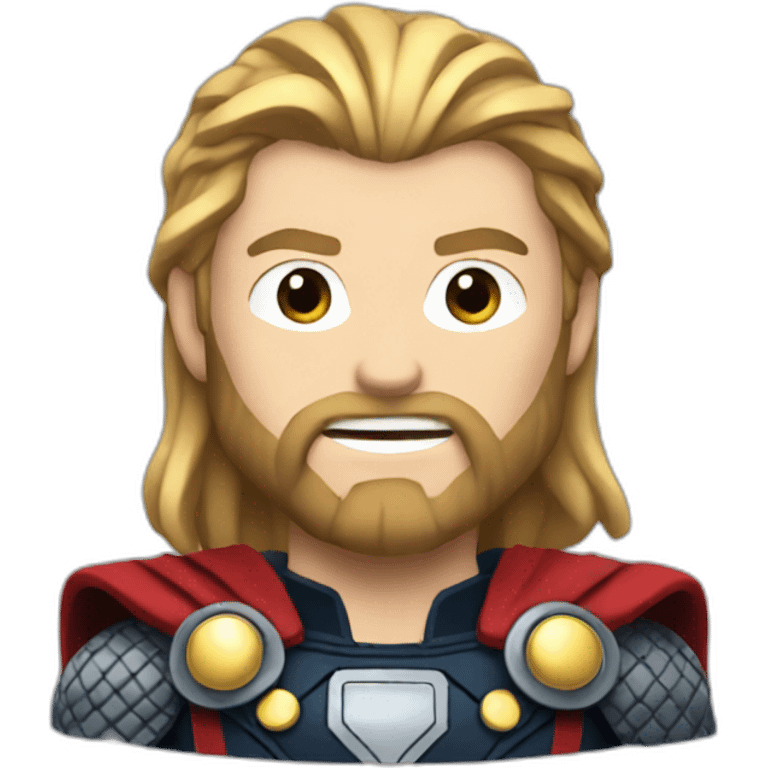 Thor in suit emoji