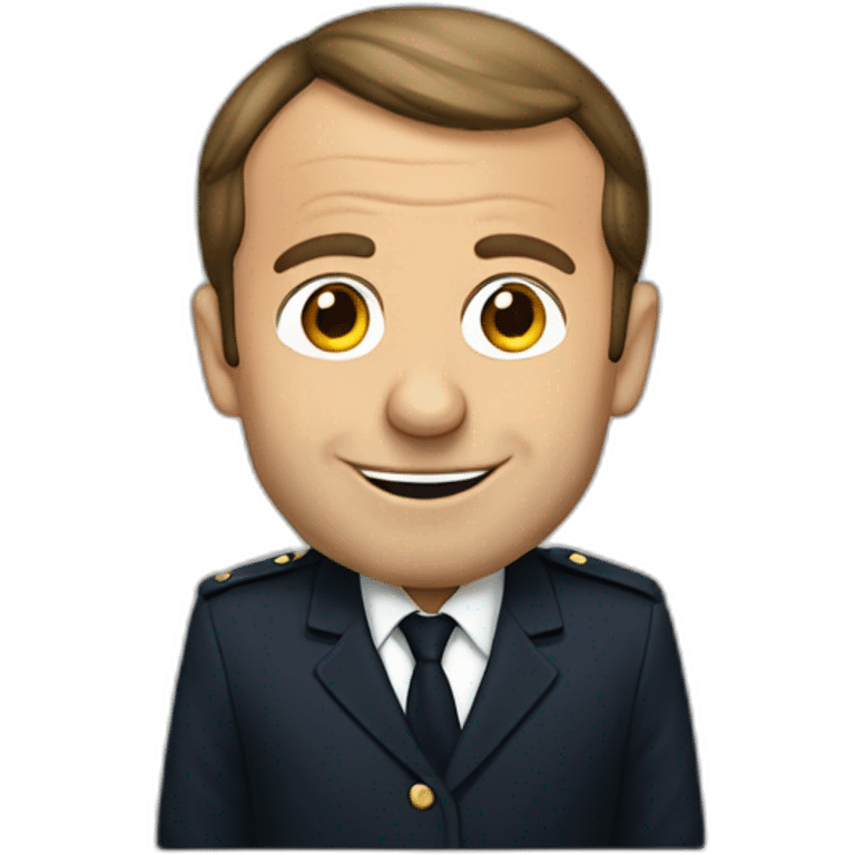 Emmanuel Macron pauvre emoji