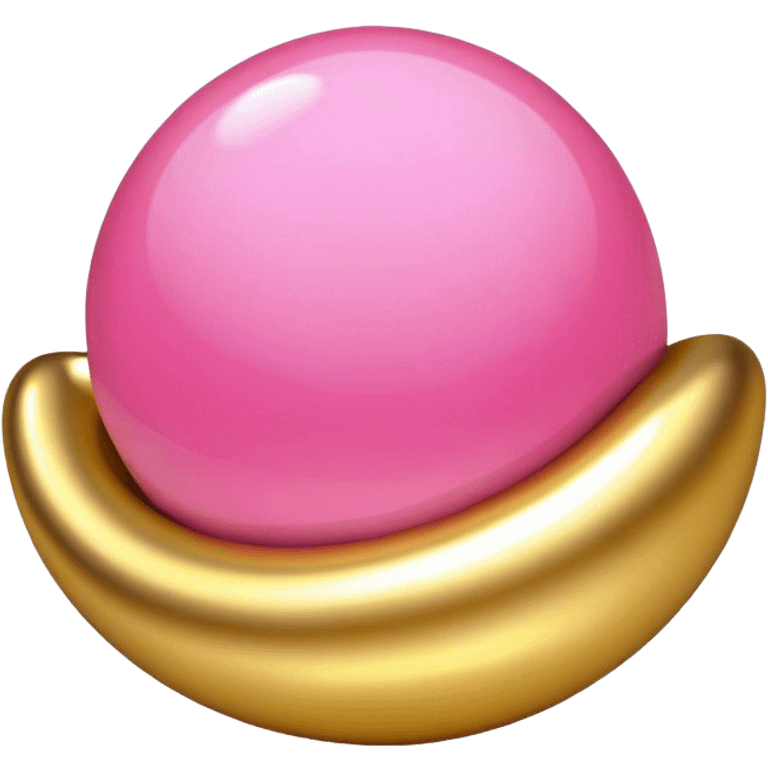 belief gold pink emoji