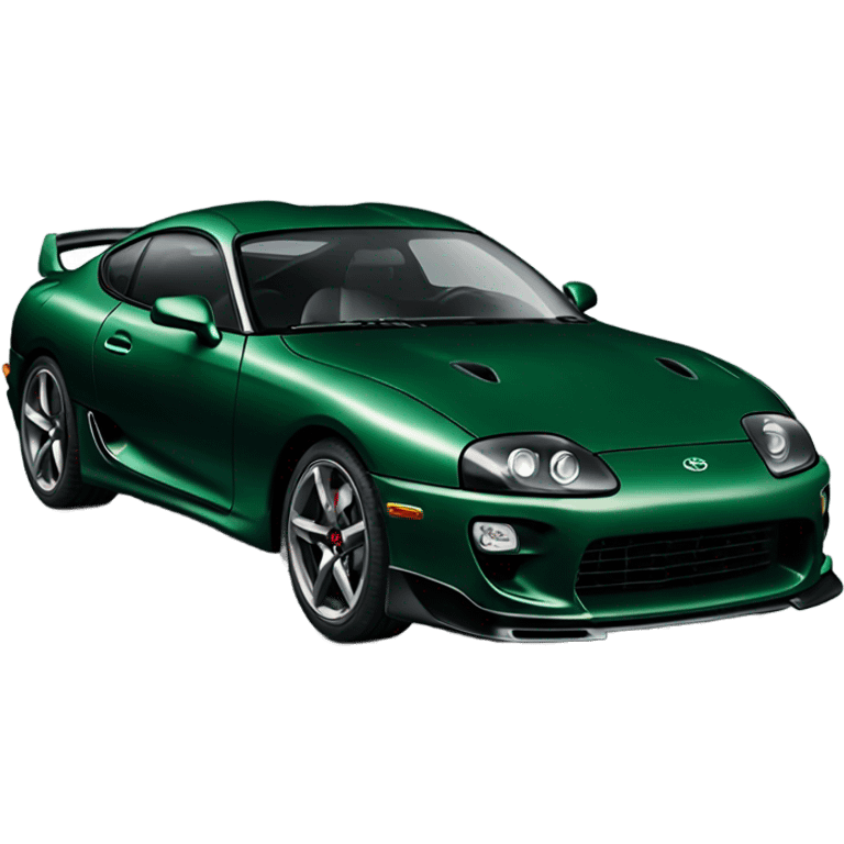 Toyota Supra new dark green emoji