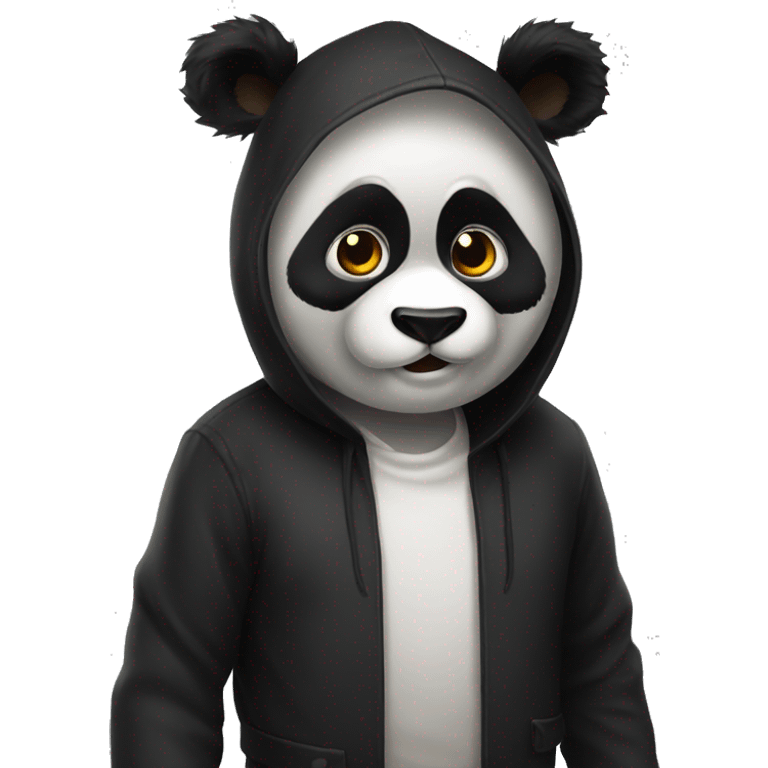 Panda Halloween emoji