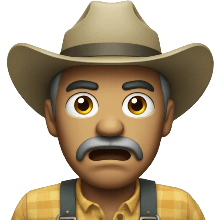 angry farmer emoji