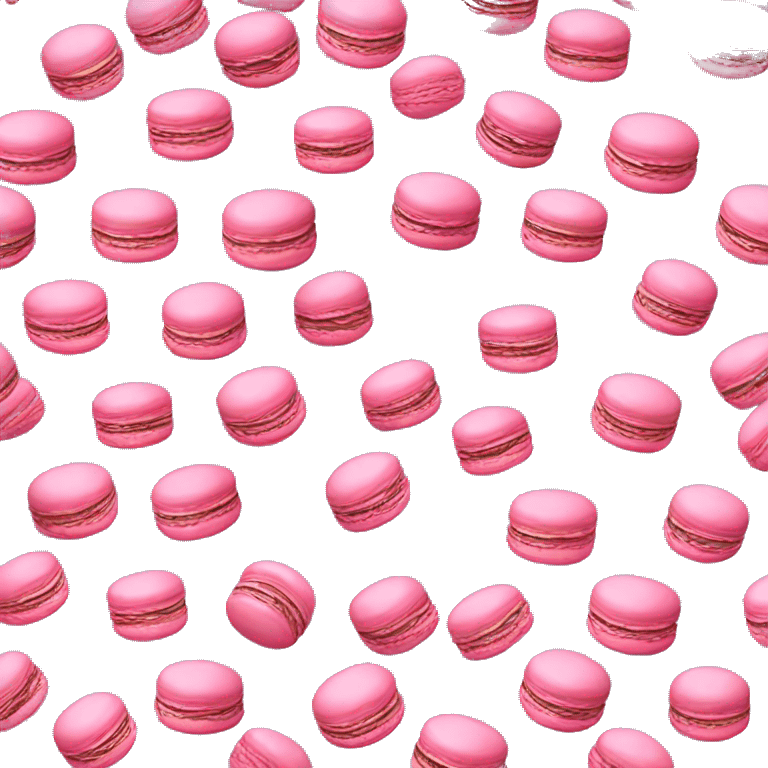 pink macaroon emoji