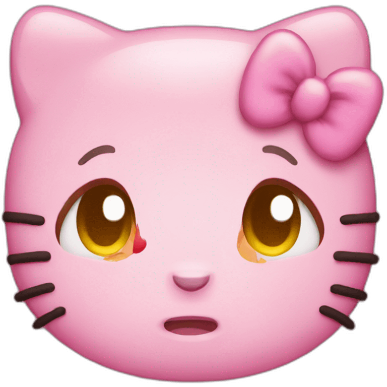 Hello kitty sad emoji