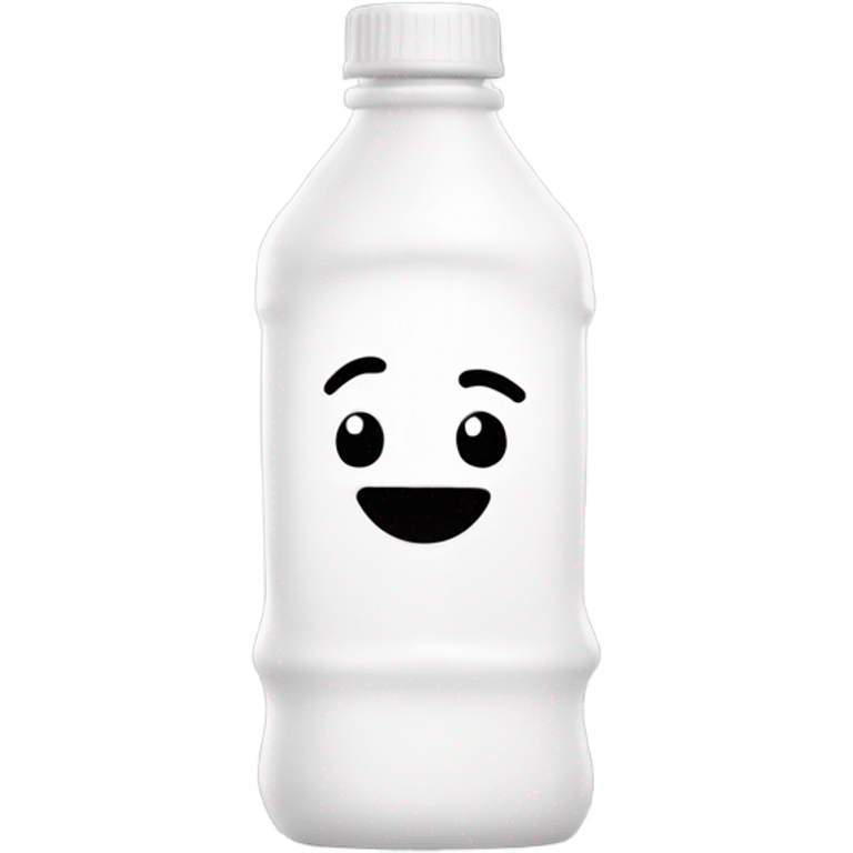 white Squeeze Sauce Bottle but thinner bottle gotta have cap and floating in the air with nothing on it intact no text nothing  emoji