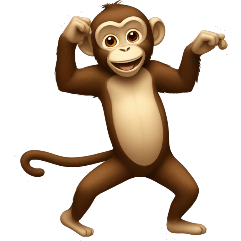 Monkey dancing emoji