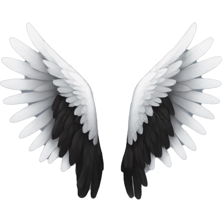 black angel wings emoji