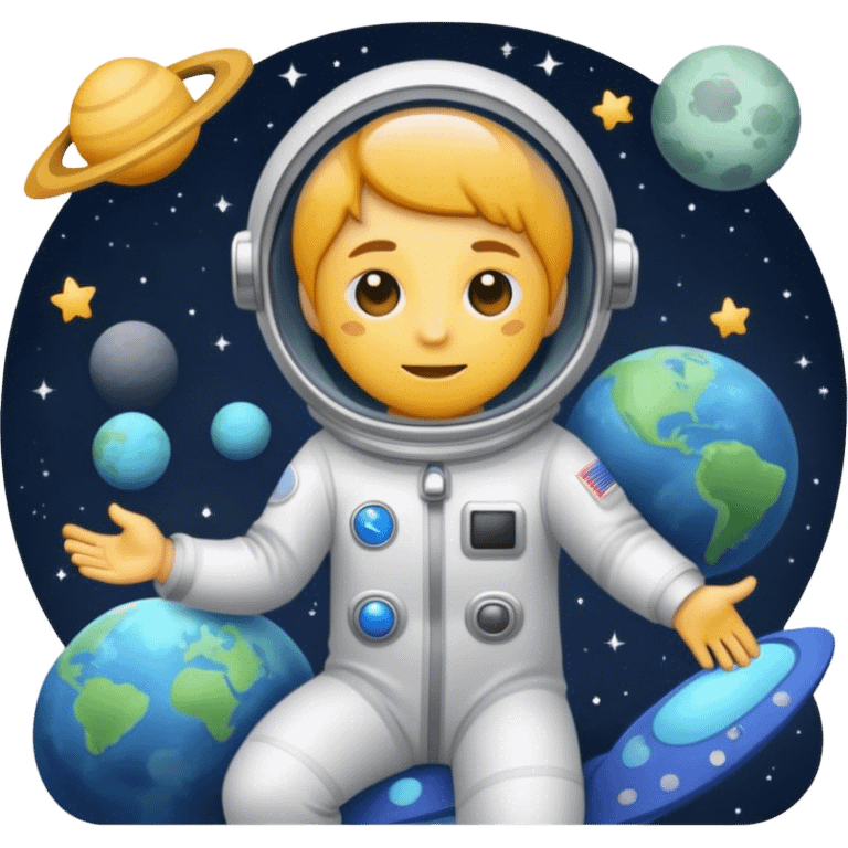 Space and pjs emoji