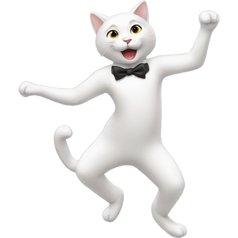 Un chat qui danse  emoji