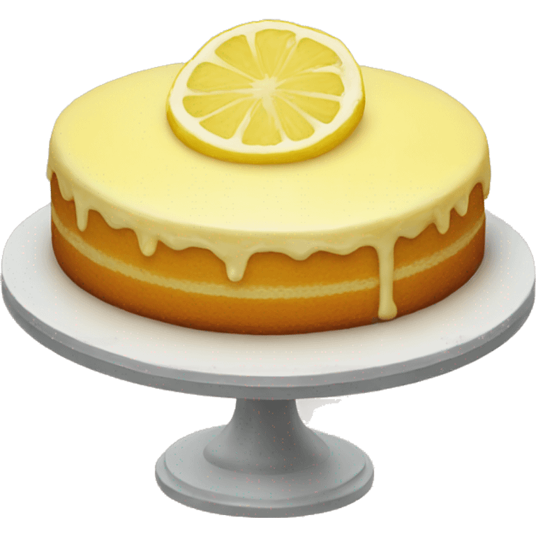 Lemon cake emoji