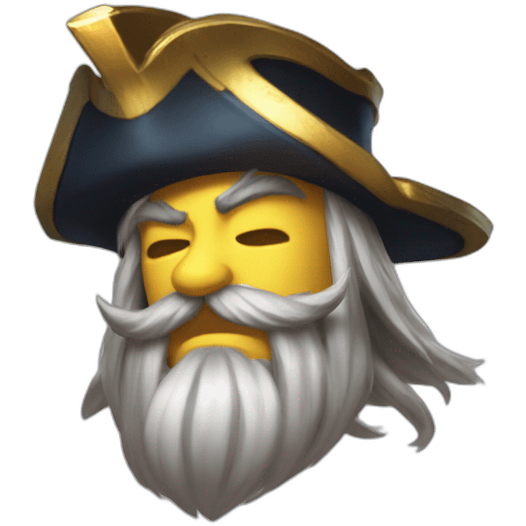 gangplank slaps twisted fate emoji