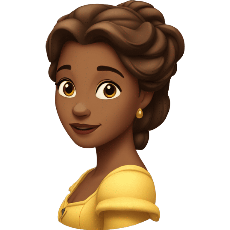 beauty and the beast belle emoji