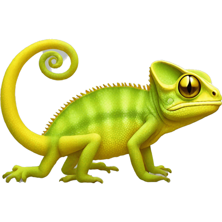 yellow chameleon emoji