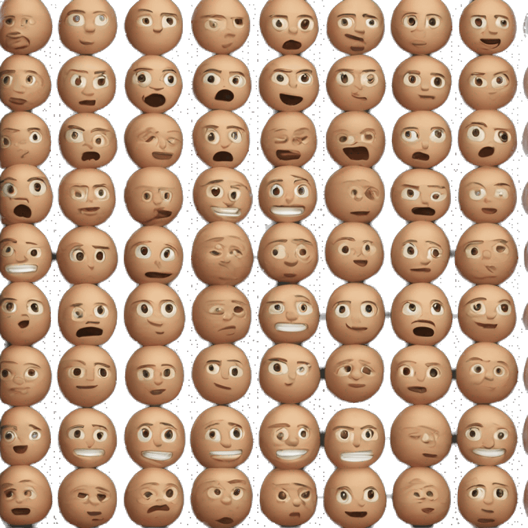 a man made of eggs emoji