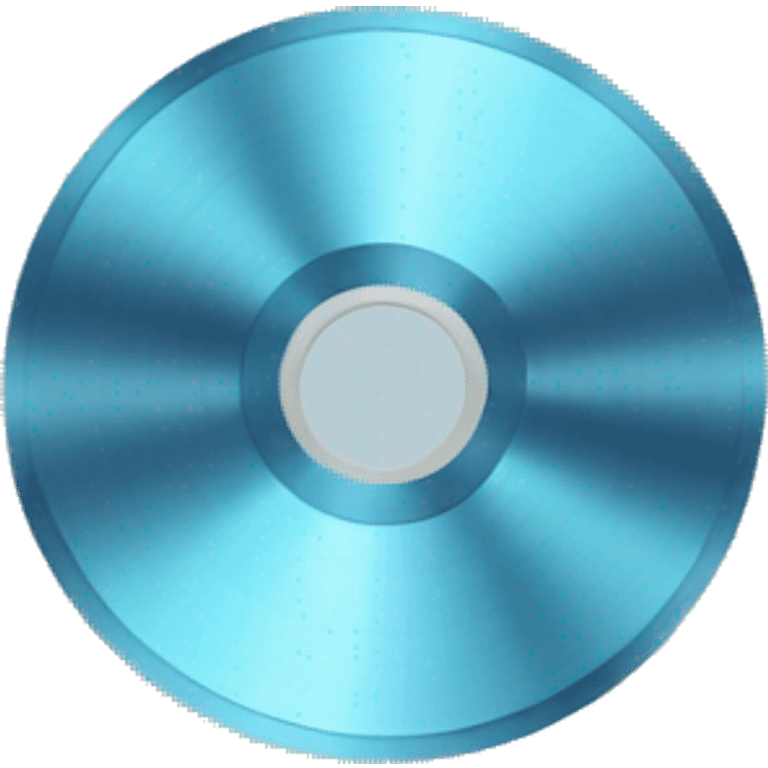 pastel blue cd emoji