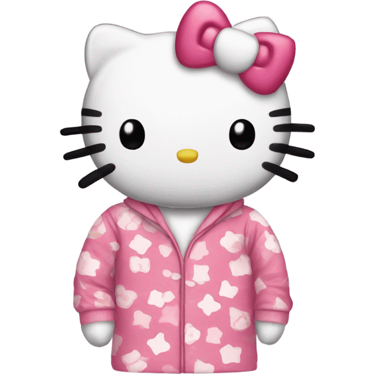 Hello Kitty en pyjama hello kitty  emoji