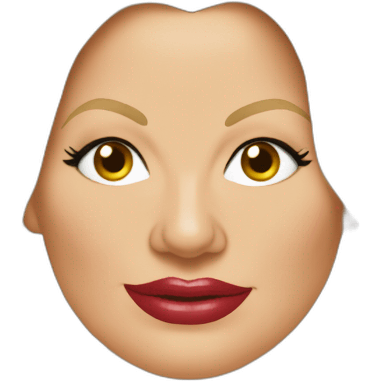 Bald Jennifer Coolidge emoji