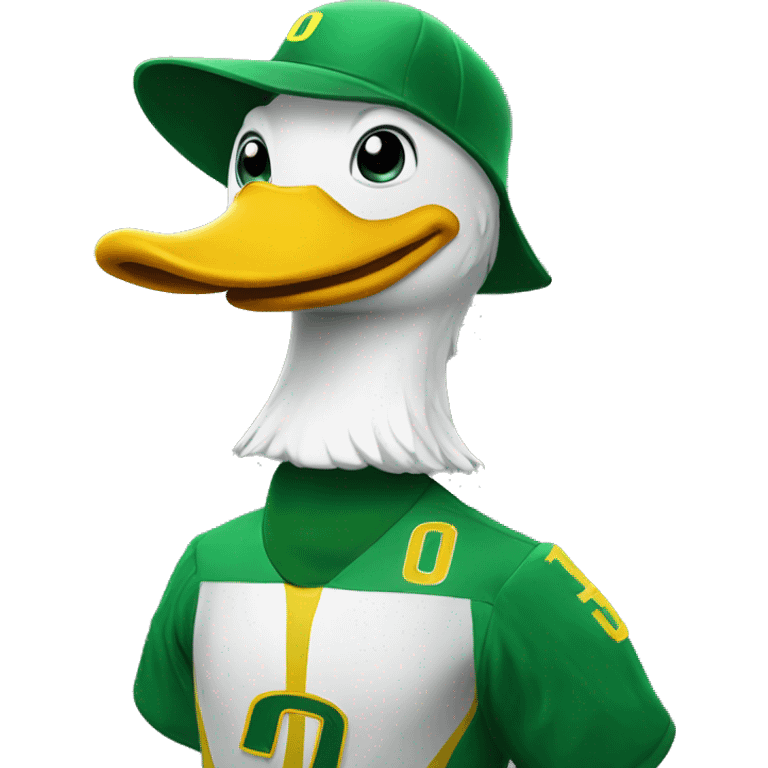 University of Oregon Duck mascot emoji