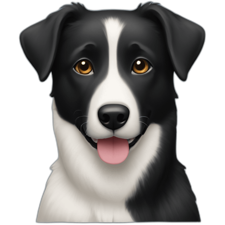 black lab and samoyed emoji