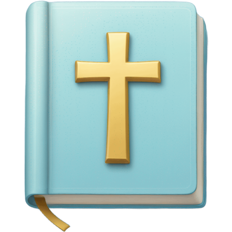 Light blue Holy Bible emoji