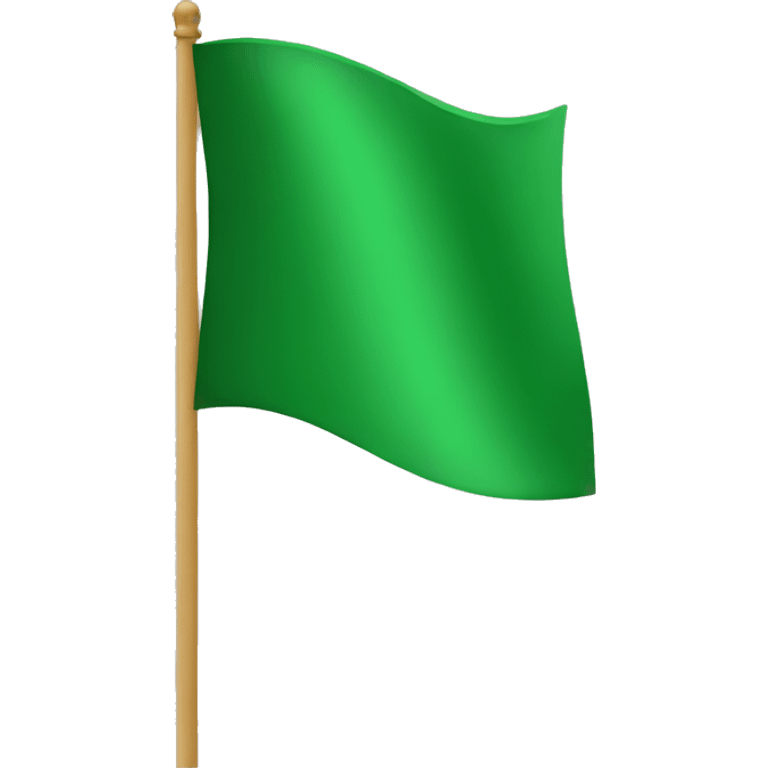 Green flag emoji