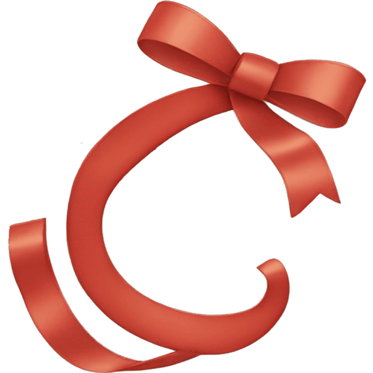 Letter c with ribbon on the side emoji