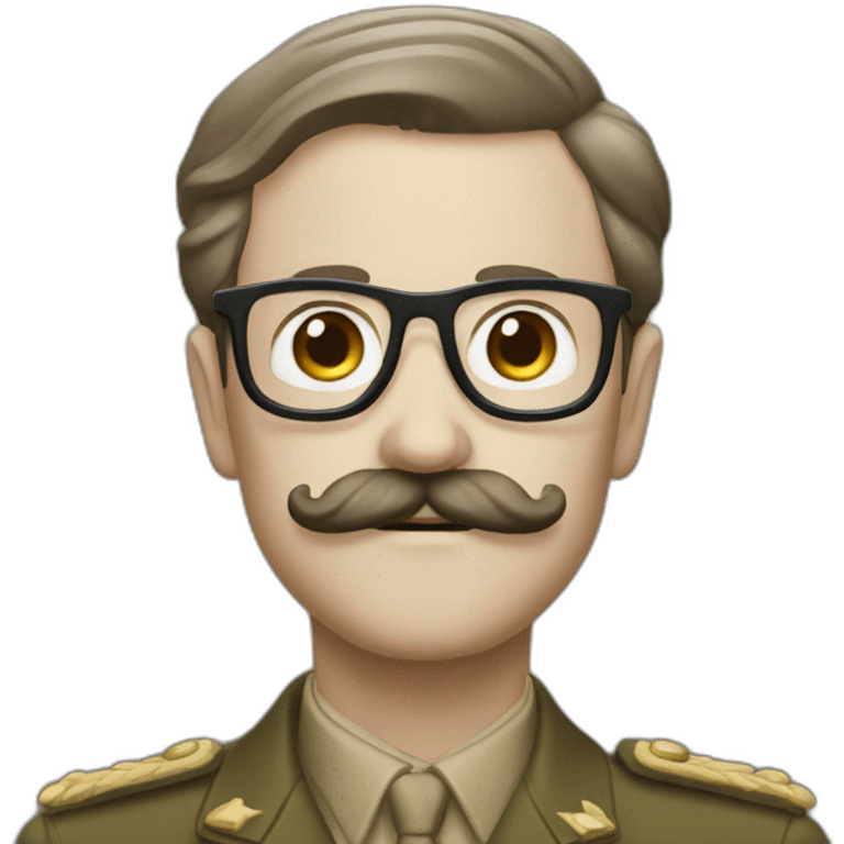 Guy w mustache who started WW2 emoji