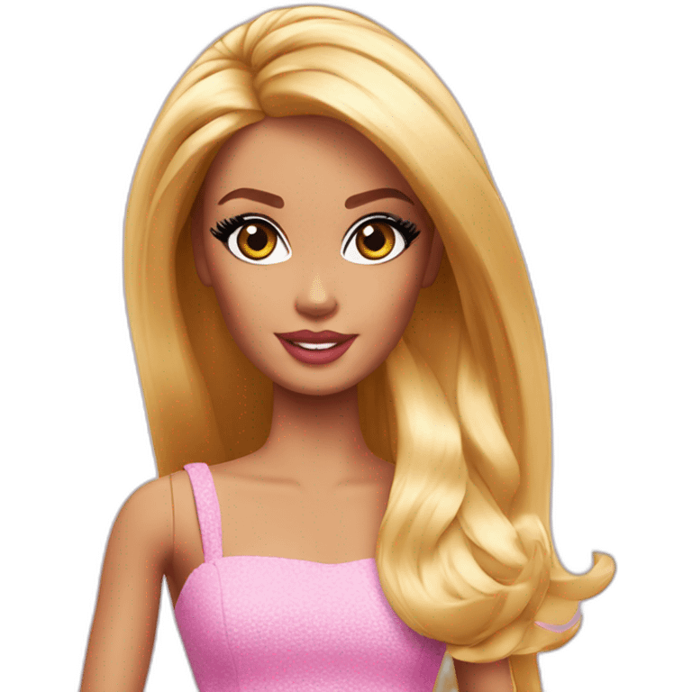 Barbie cara  emoji