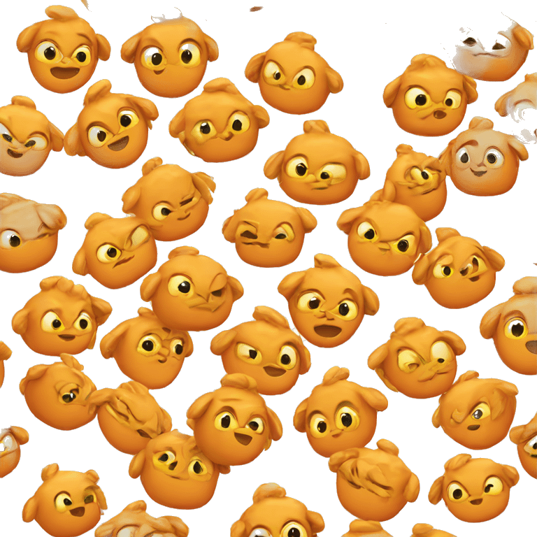 Orange chicken emoji